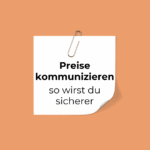 Preise kommunizieren