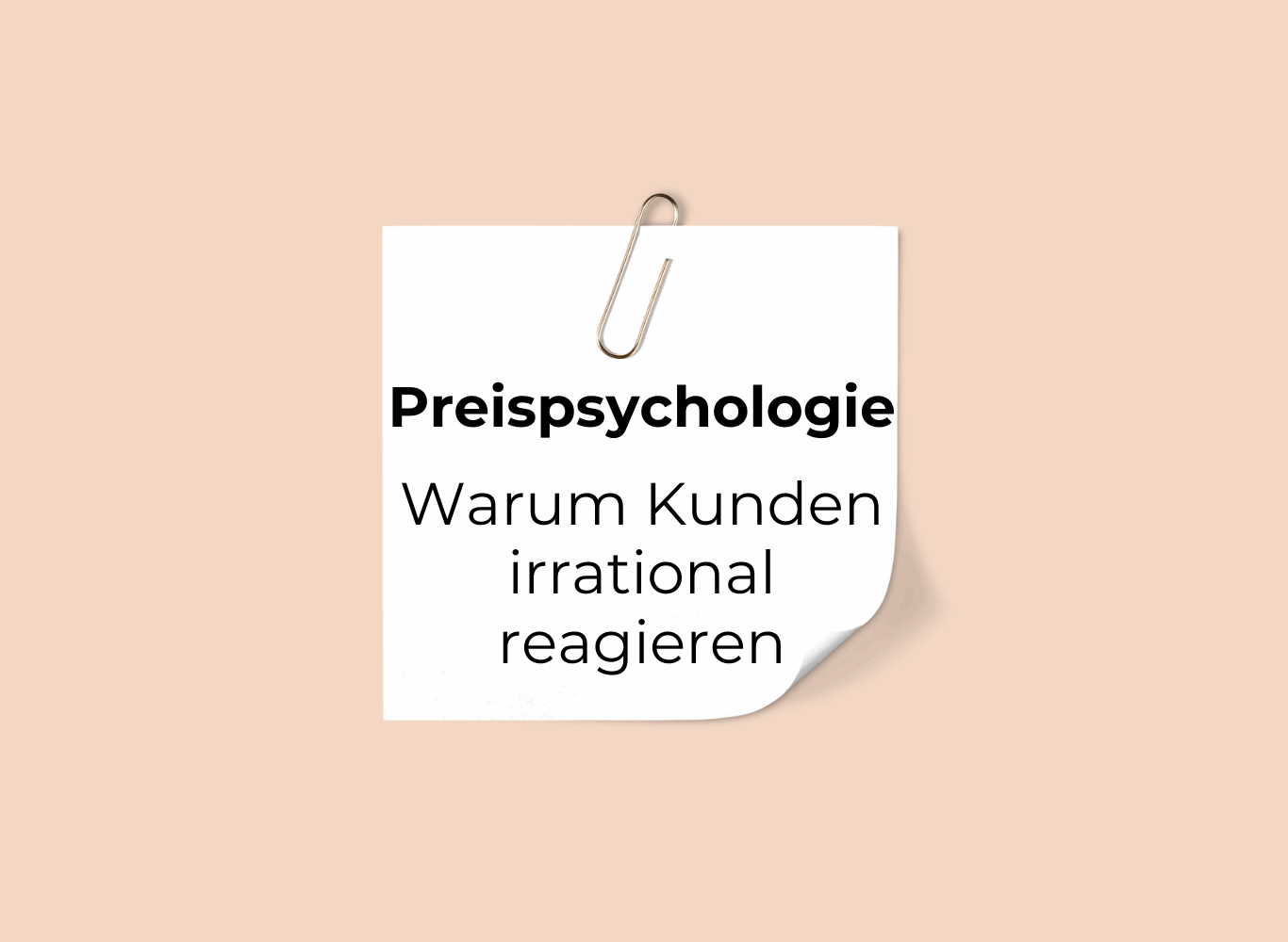 Preispsychologie