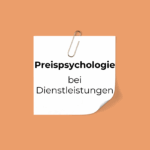 Preispsycholgie bei Dienstleistungen